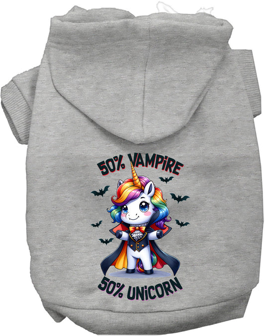 Dog Hoodie Vampire and Unicorn for Festive Enchantment Pet