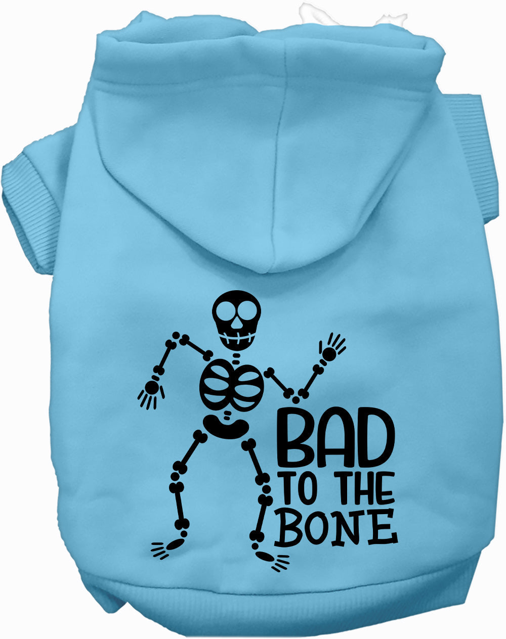 Dog Hoodie Bad to the Bone Halloween for Festive Style for