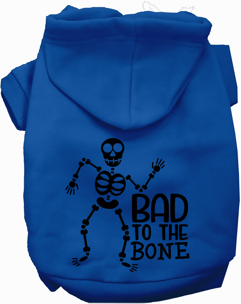 Dog Hoodie Bad to the Bone Halloween for Festive Style for