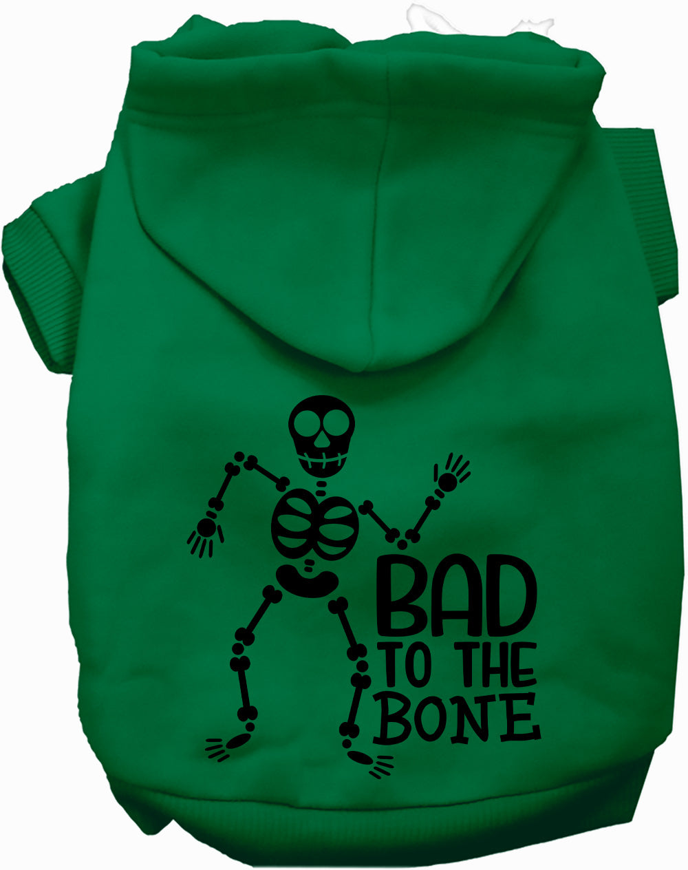 Dog Hoodie Bad to the Bone Halloween for Festive Style for