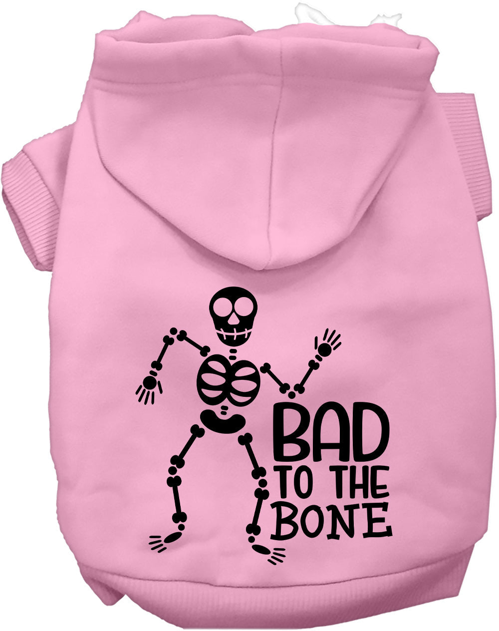 Dog Hoodie Bad to the Bone Halloween for Festive Style for