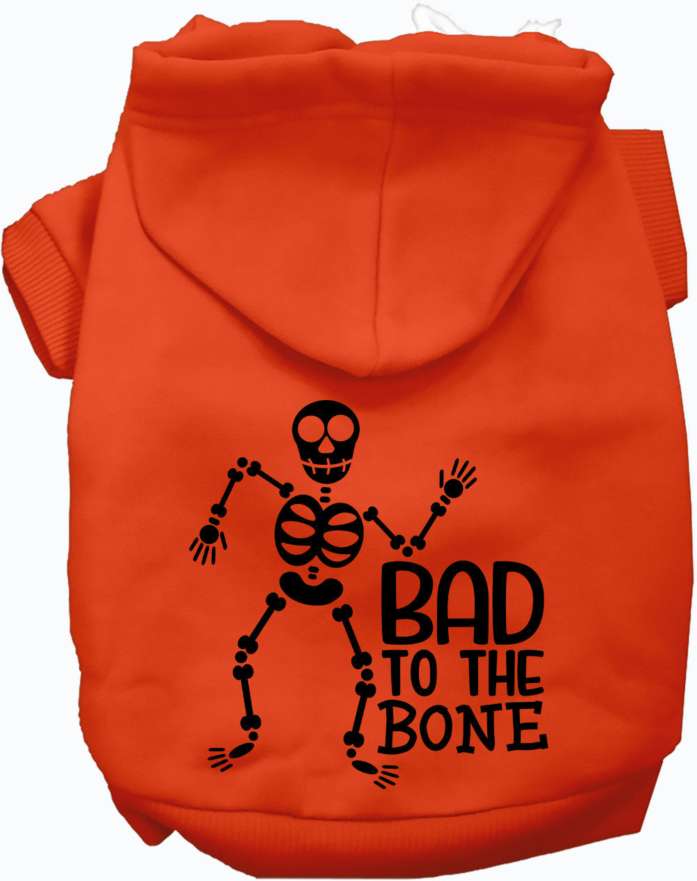 Dog Hoodie Bad to the Bone Halloween for Festive Style for