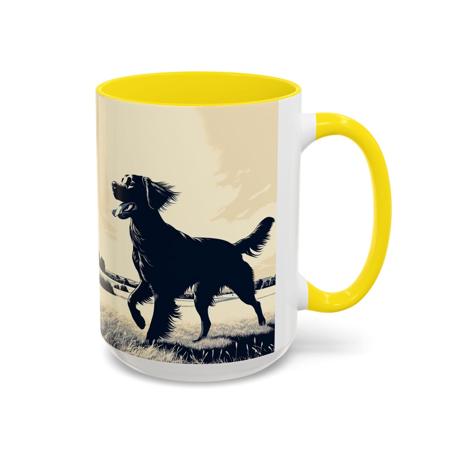 Flat Coated Retriever Accent Coffee Mug - Perfect Gift for