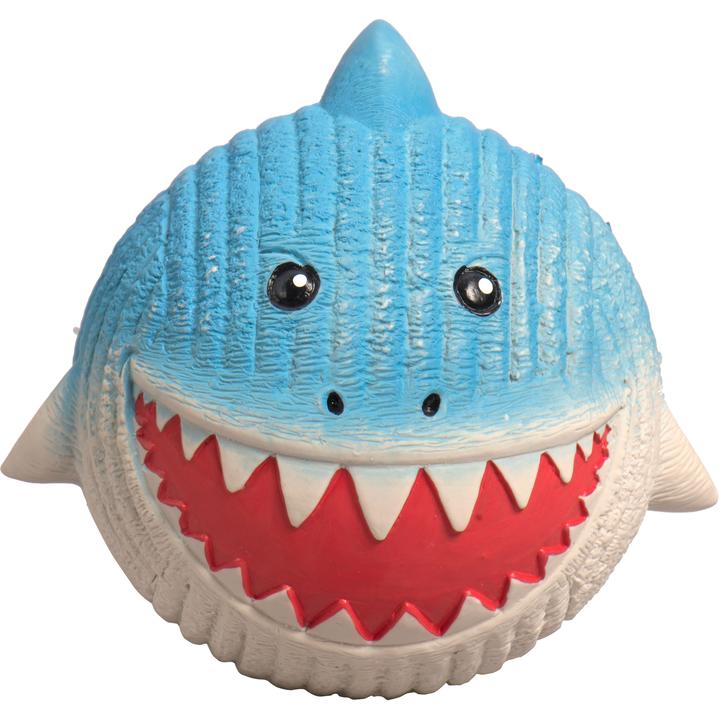 Dog Toy Finn the Shark Ruff-Tex Latex Ball Toy Large Essenti - main product image for dog toy