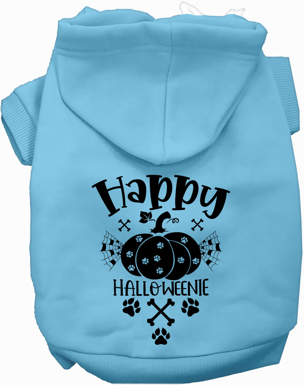 Dog Hoodie Happy Halloweenie for Festive Canine Charm Wear