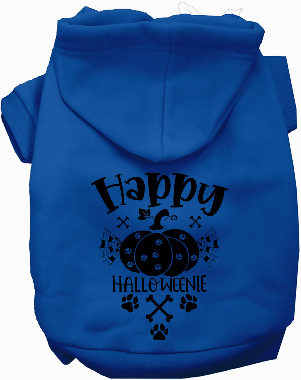 Dog Hoodie Happy Halloweenie for Festive Canine Charm Wear