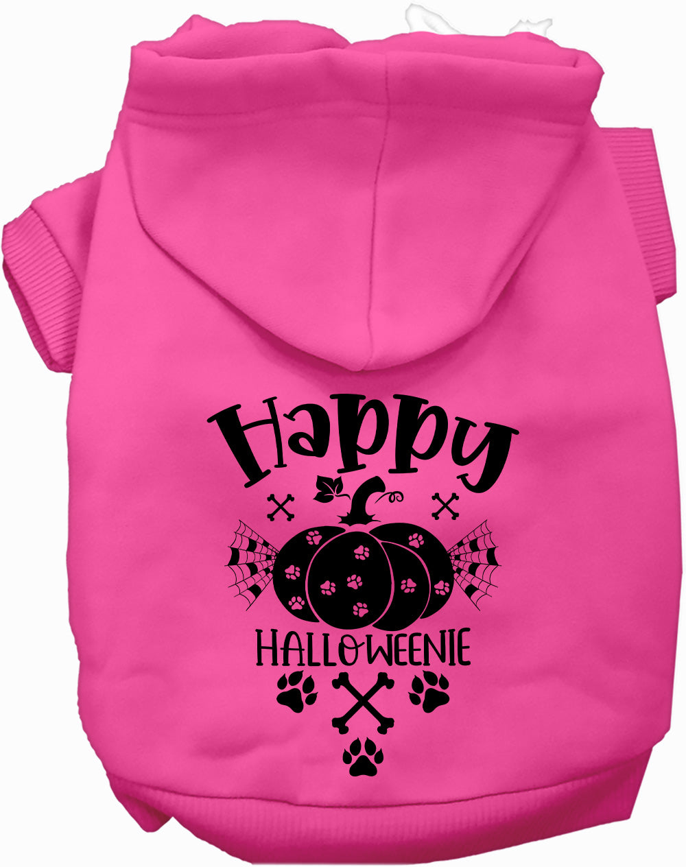 Dog Hoodie Happy Halloweenie for Festive Canine Charm Wear