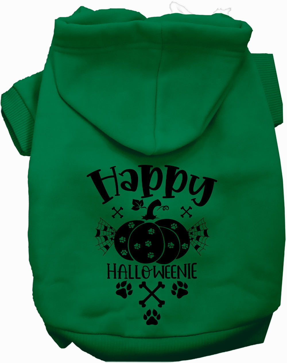 Dog Hoodie Happy Halloweenie for Festive Canine Charm Wear