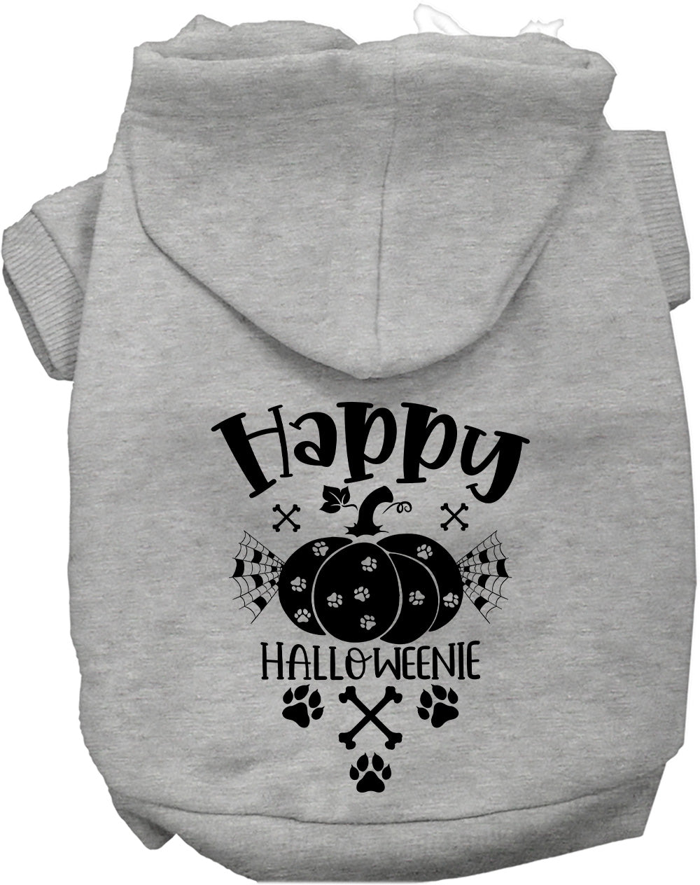Dog Hoodie Happy Halloweenie for Festive Canine Charm Wear