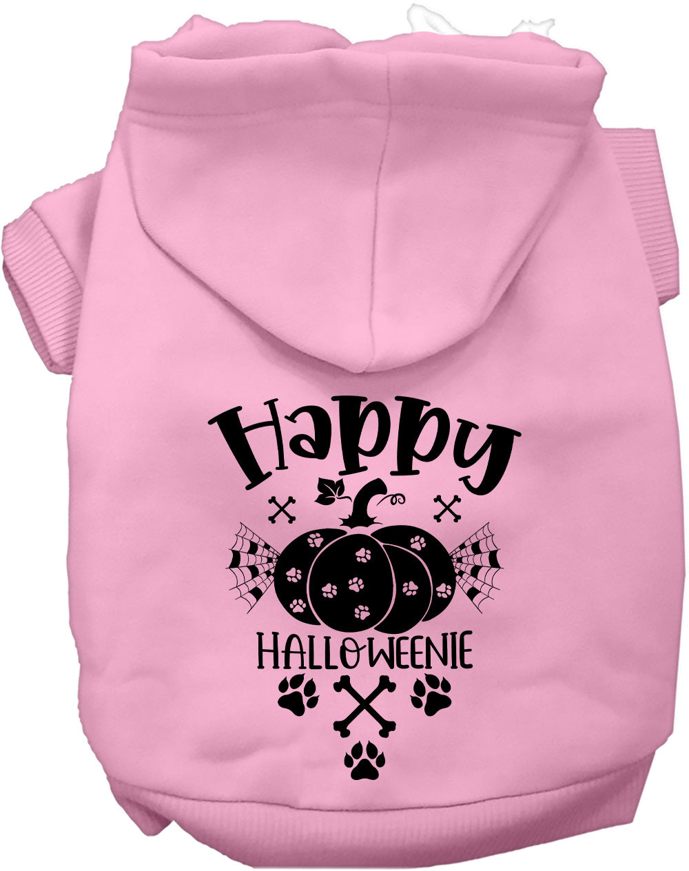 Dog Hoodie Happy Halloweenie for Festive Canine Charm Wear