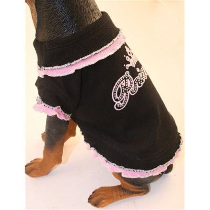 Crown Princess Pet Dress adorned with Bling Stones