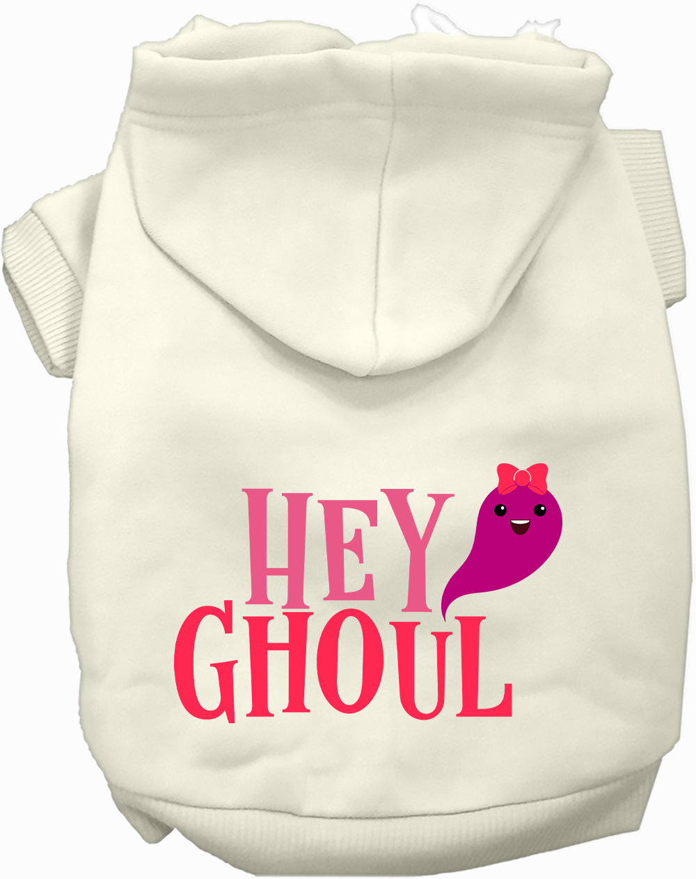 Dog Hoodie Hey Ghoul for Trendy and Festive Pet Comfort for