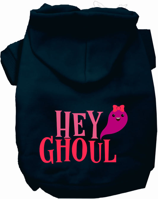 Dog Hoodie Hey Ghoul for Trendy and Festive Pet Comfort for