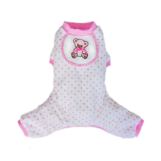 Teddy Pet Pajamas - Pink
