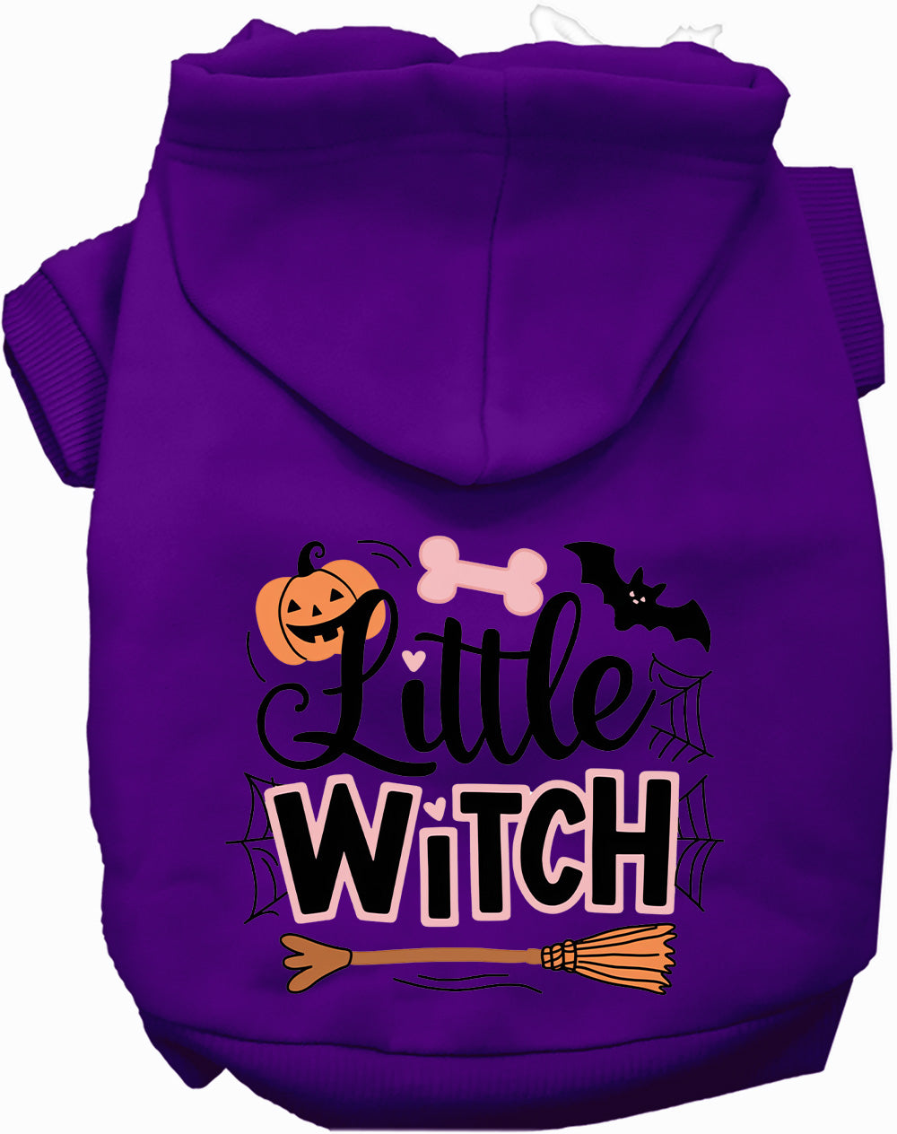 Little Witch Halloween Dog & Cat Hoodie Costume at Purrfect Pet Kingdom