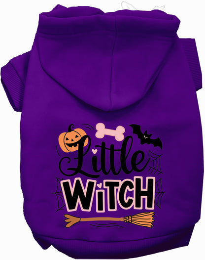 Little Witch Halloween Dog & Cat Hoodie Costume at Purrfect Pet Kingdom