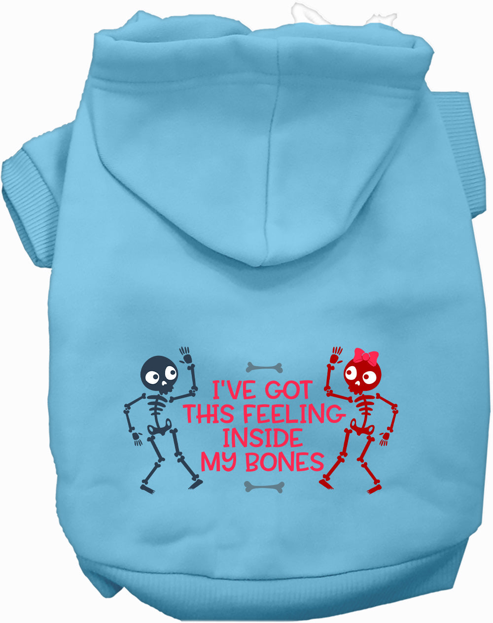 Dog Hoodie Inside My Bones for Festive Halloween Pet Style