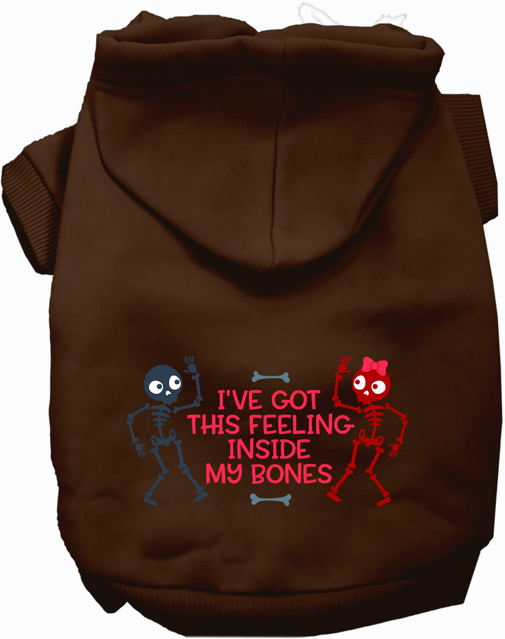 Dog Hoodie Inside My Bones for Festive Halloween Pet Style