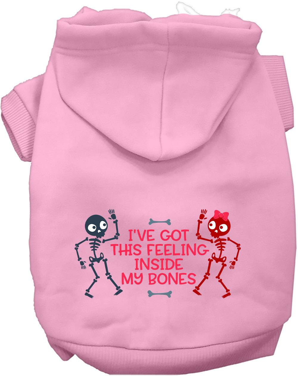 Dog Hoodie Inside My Bones for Festive Halloween Pet Style