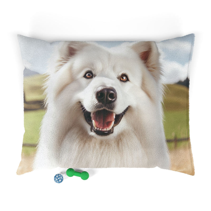 White Swiss Shepherd Dog Pet Bed