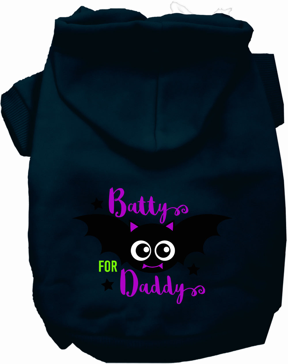 Batty for Daddy Halloween Dog & Cat Hoodie at Purrfect Pet Kingdom