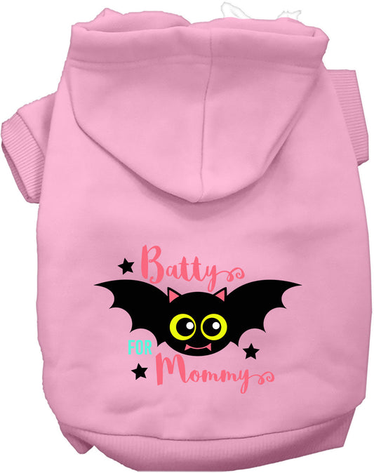 Batty for Mommy Halloween Pet Hoodie