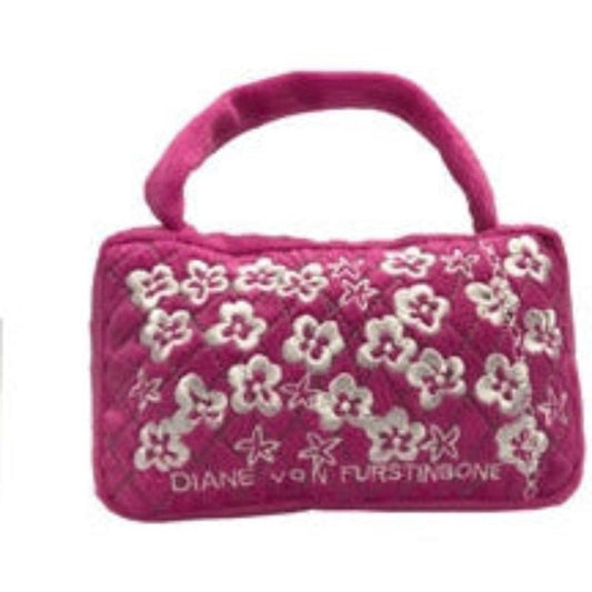 Diane Von Furstinbone Handbag Plush Squeak Dog Toy