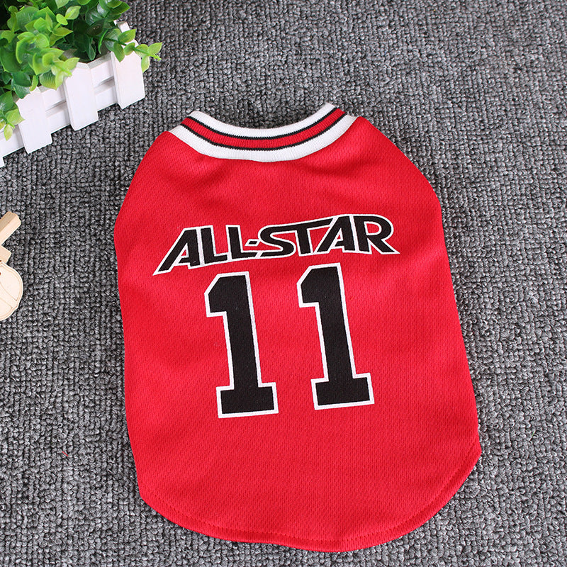 All-Star Number 11 Pet Jersey - Purrfect Pet Kingdom