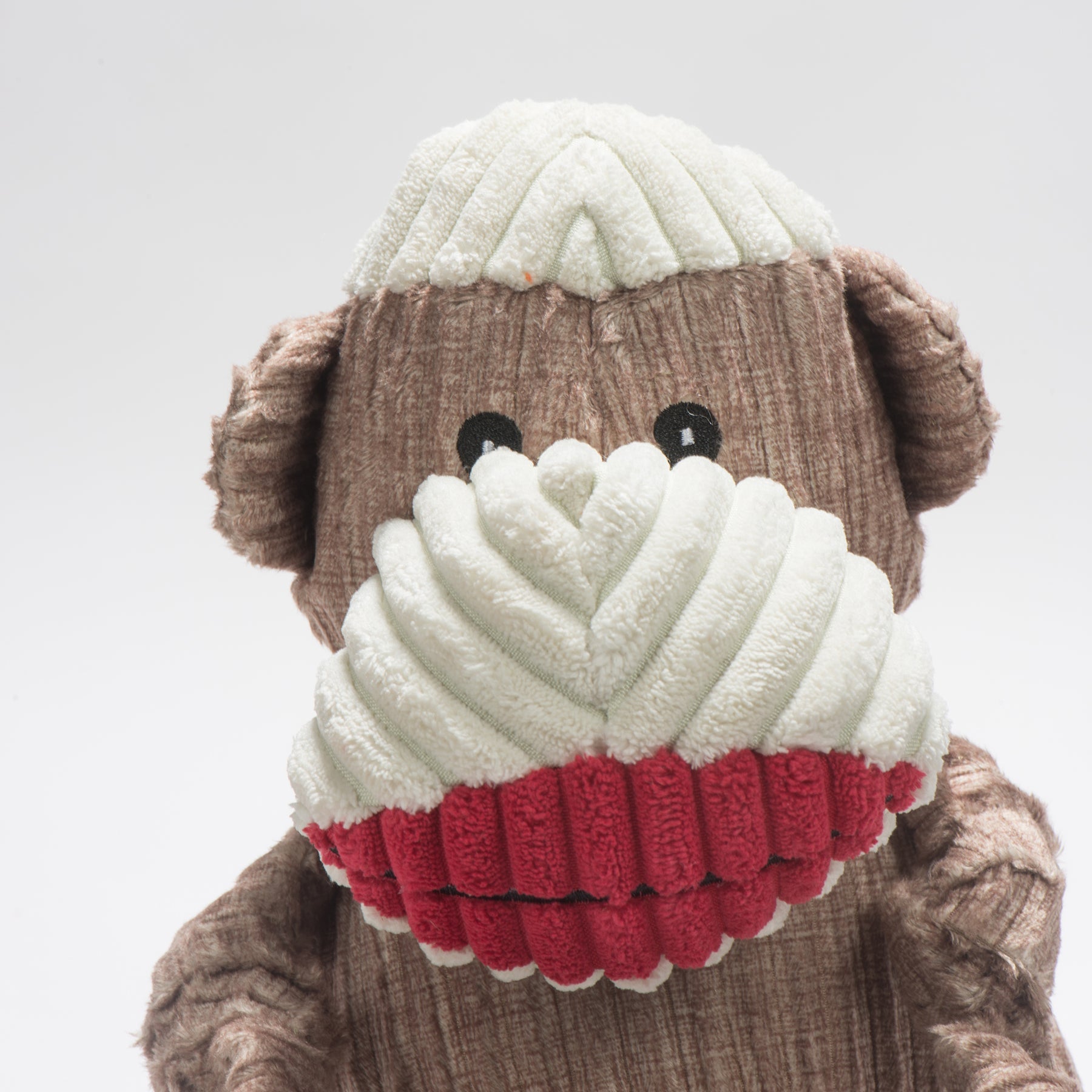 Dog Toy Stuey Sock Monkey Knottie Plush Toy for Daily Use - gallery product image for dog toy