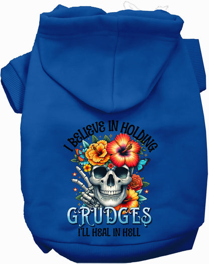 Grudges Skull Pet Hoodie - Cozy & Stylish Apparel for Dogs