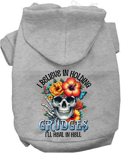 Grudges Skull Pet Hoodie - Cozy & Stylish Apparel for Dogs