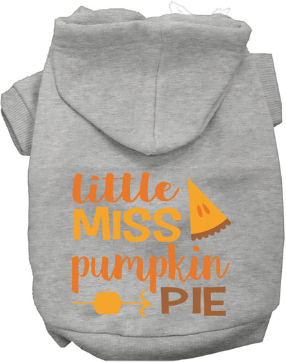 Little Miss Pumpkin Pie Dog and Cat Hoodie at Purrfect Pet Kingdom