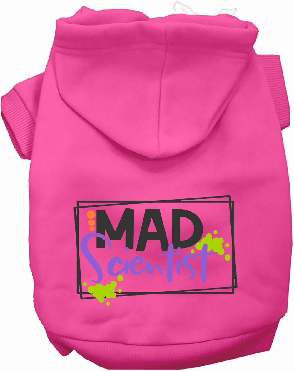 Dog Hoodie Mad Scientist Pet Costume for Festive Halloween