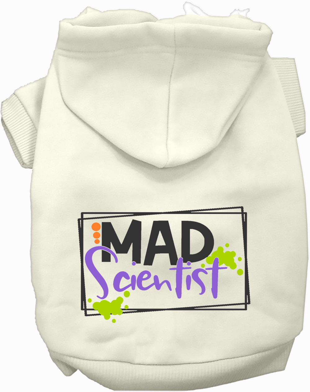 Dog Hoodie Mad Scientist Pet Costume for Festive Halloween