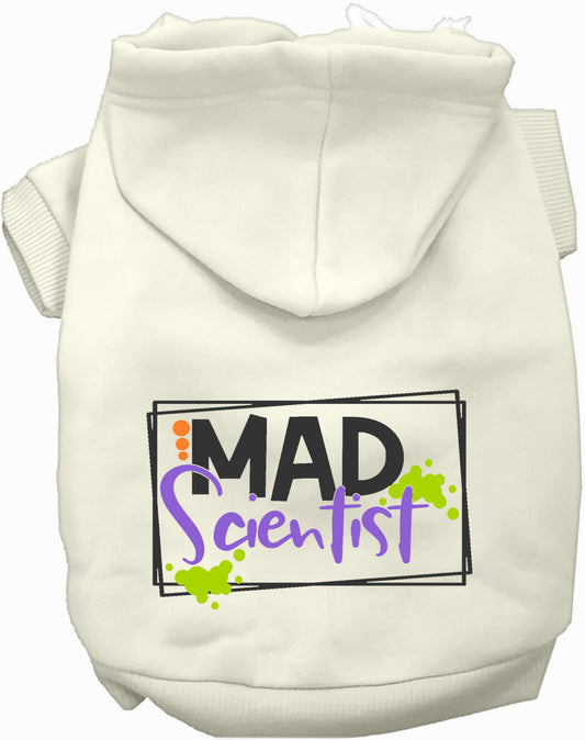 Dog Hoodie Mad Scientist Pet Costume for Festive Halloween