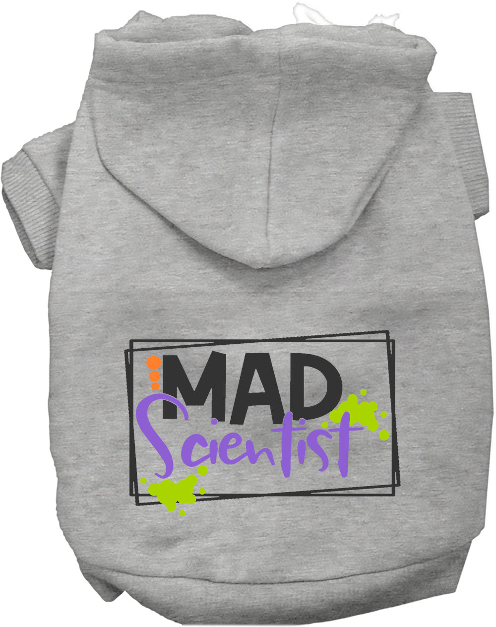 Dog Hoodie Mad Scientist Pet Costume for Festive Halloween