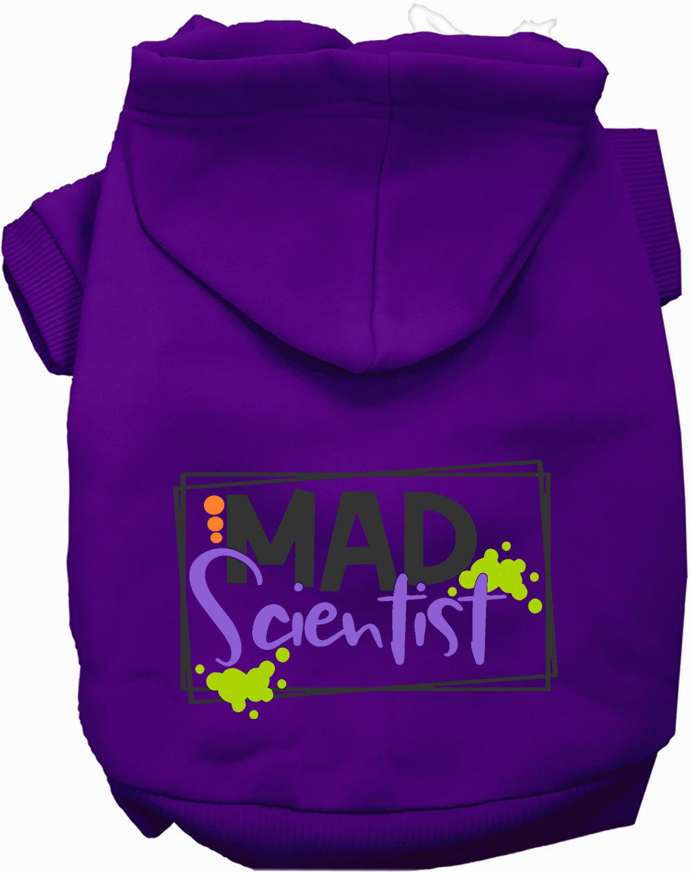 Dog Hoodie Mad Scientist Pet Costume for Festive Halloween