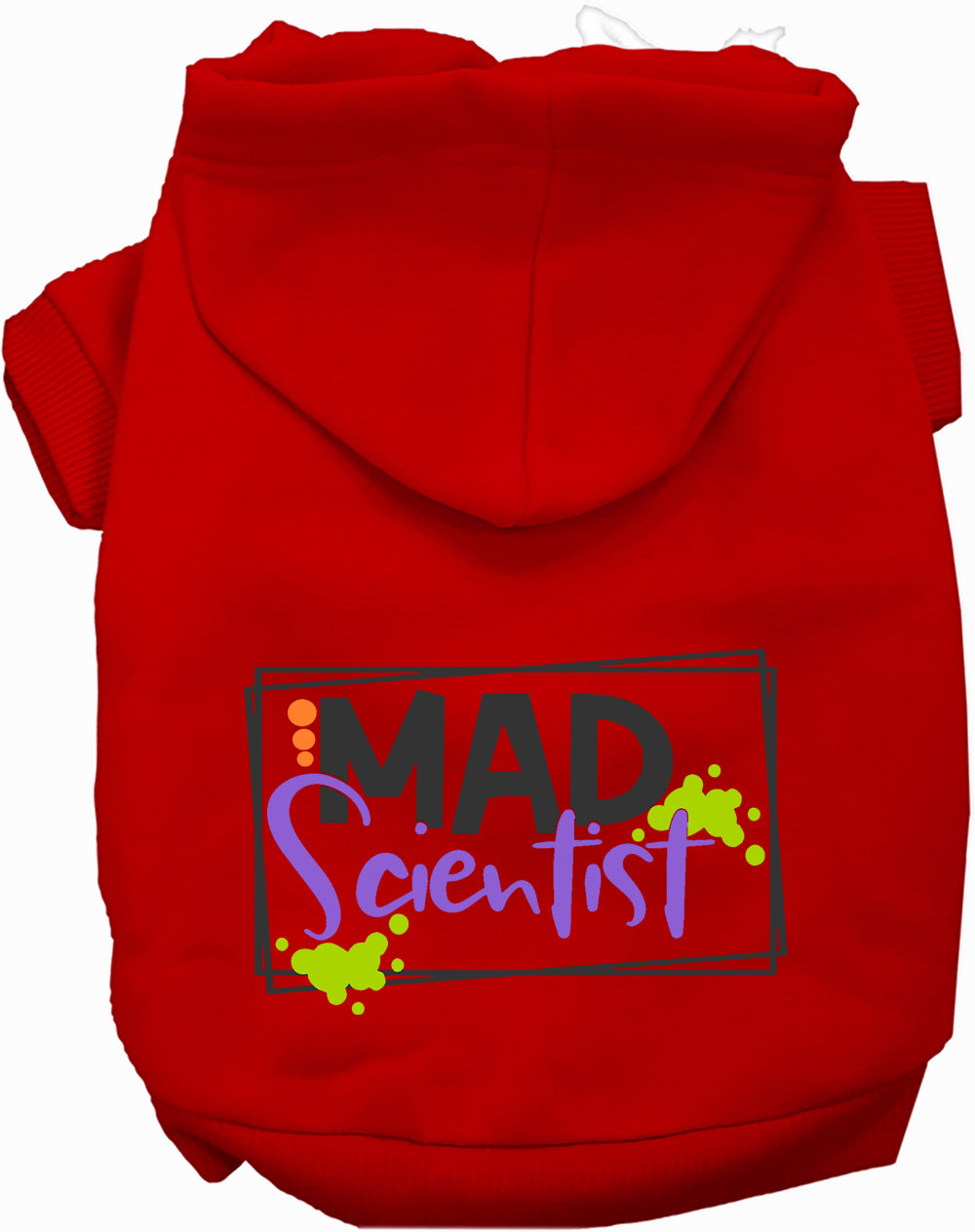 Dog Hoodie Mad Scientist Pet Costume for Festive Halloween