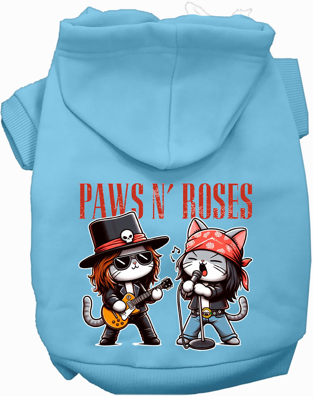 Dog Hoodie Paws Roses for Everyday Pet Style and Comfort