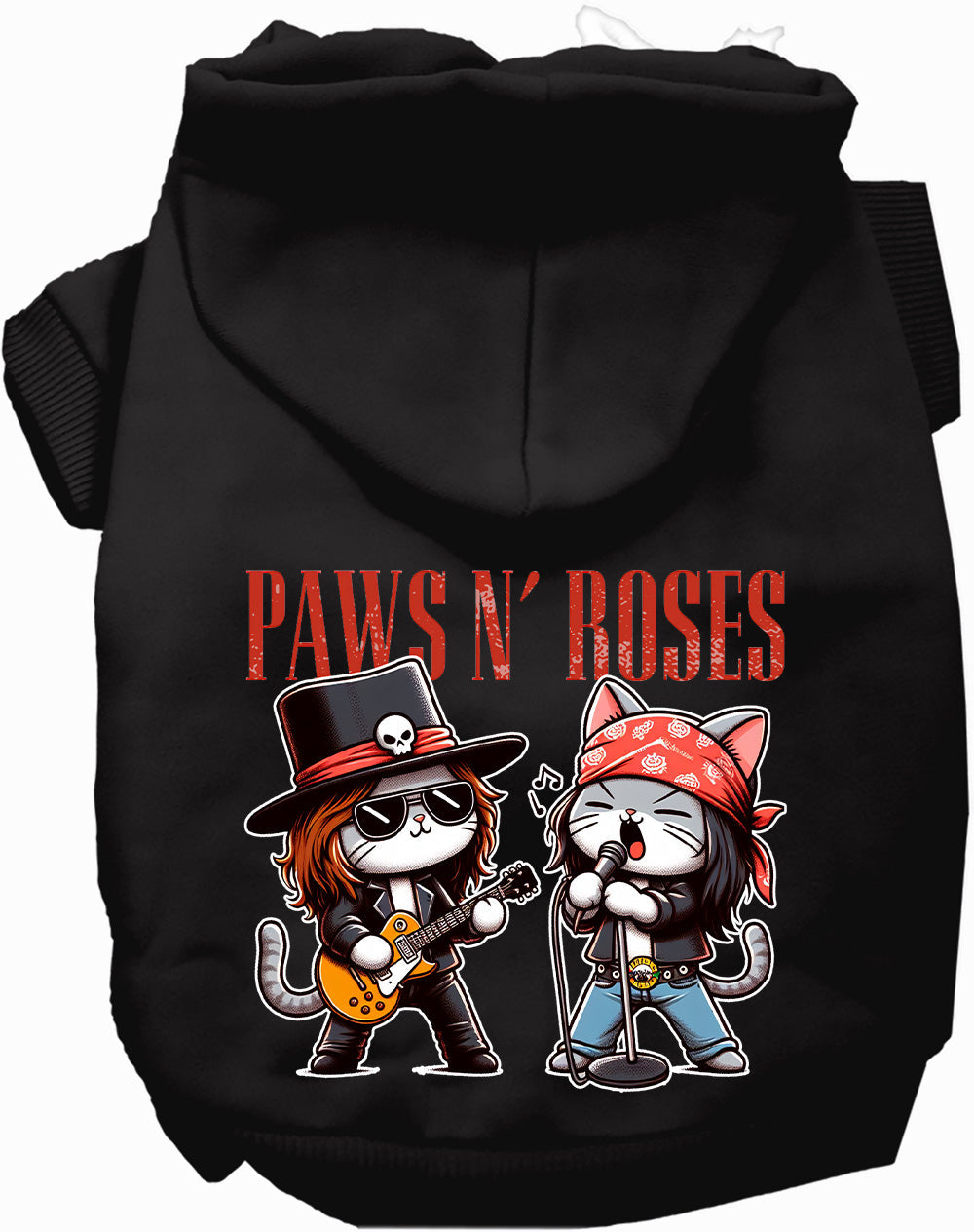 Dog Hoodie Paws Roses for Everyday Pet Style and Comfort