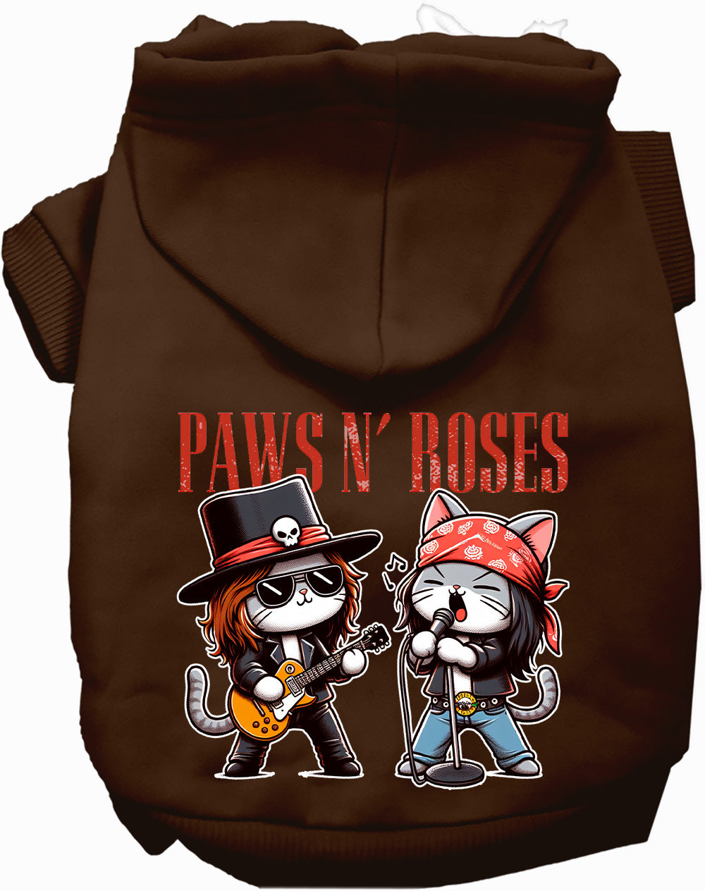 Dog Hoodie Paws Roses for Everyday Pet Style and Comfort