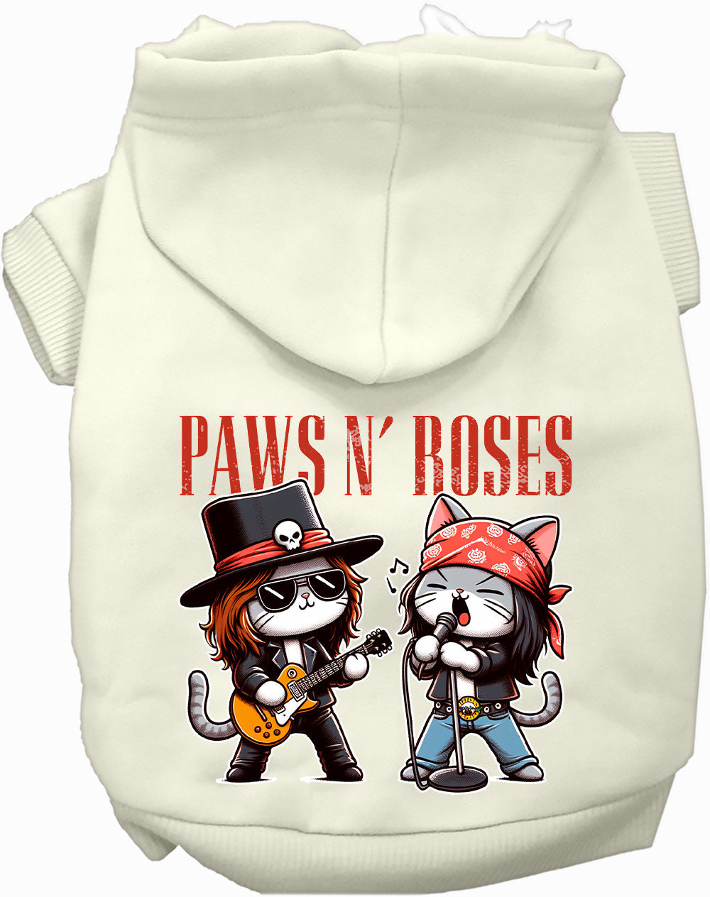 Dog Hoodie Paws Roses for Everyday Pet Style and Comfort
