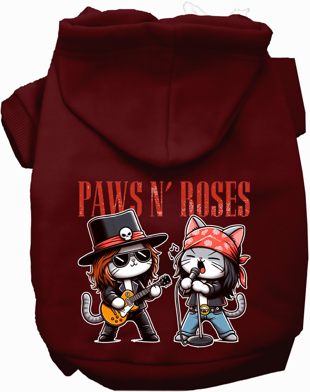 Dog Hoodie Paws Roses for Everyday Pet Style and Comfort
