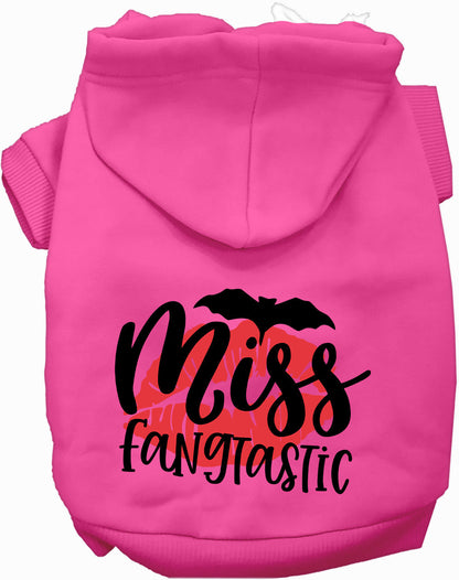 Miss Fangtastic Halloween Pet Hoodie