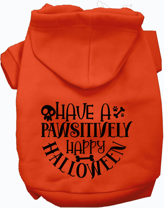 Pawsitively Happy Halloween Pet Hoodie
