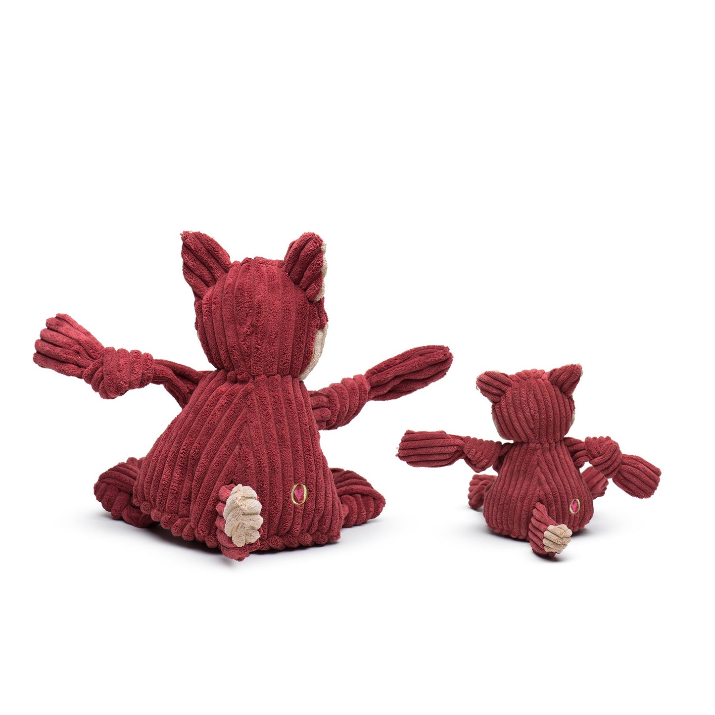 Dog Toy Sly Fox Knottie Plush Toy for Daily Use for Comfort - detail product image for dog toy
