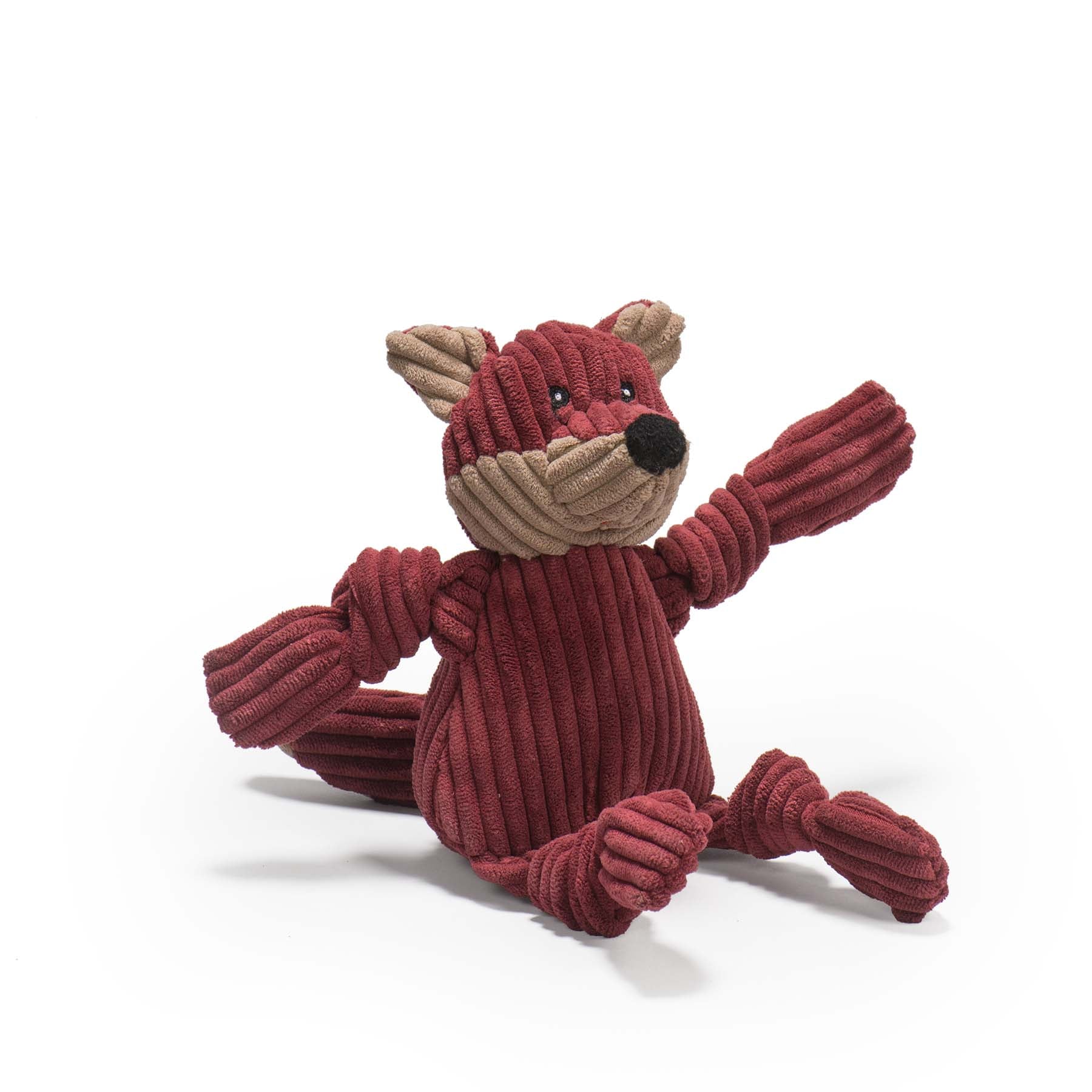 Dog Toy Sly Fox Knottie Plush Toy for Daily Use for Comfort - close up product image for dog toy
