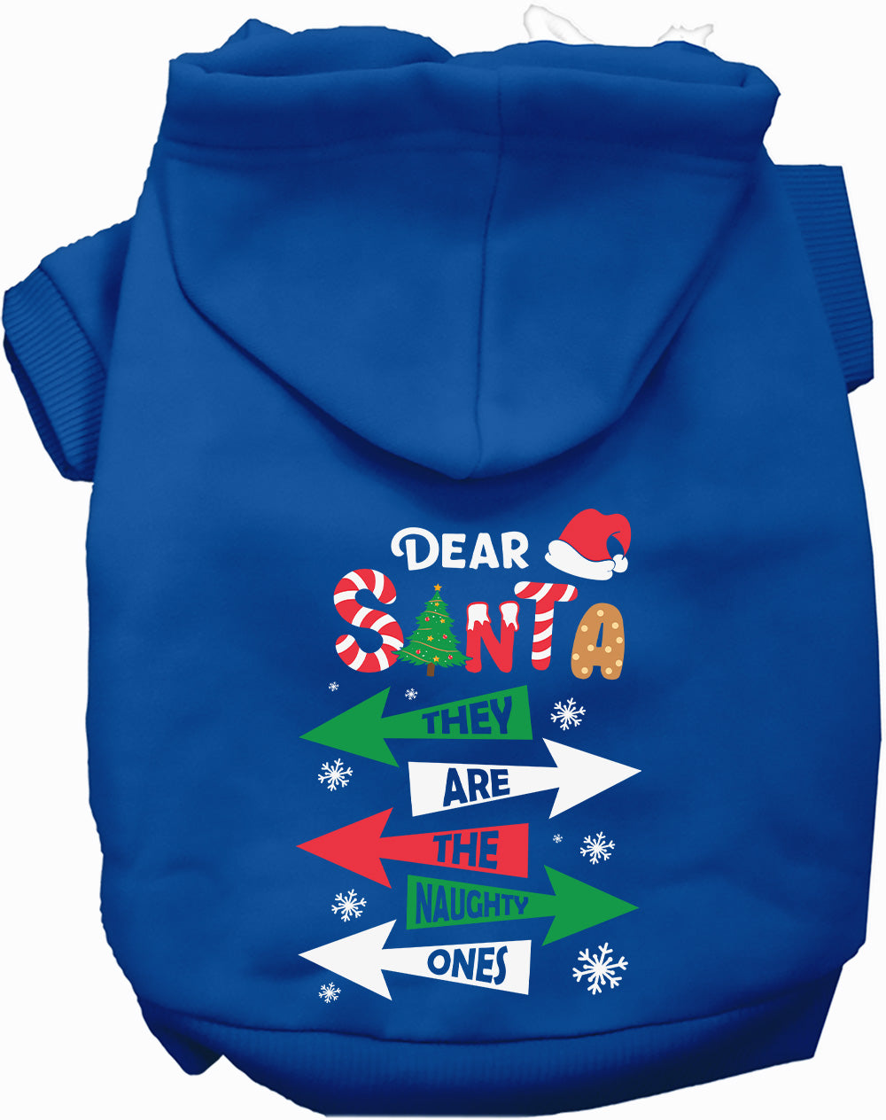 Naughty Ones Christmas Pet Hoodie at Purrfect Pet Kingdom