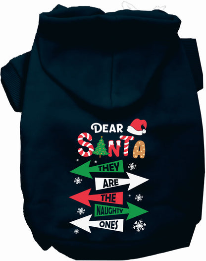 Naughty Ones Christmas Pet Hoodie at Purrfect Pet Kingdom