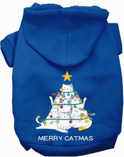 Merry Catmas Pet Hoodie: Festive Comfort for Dogs & Cats at Purrfect Pet Kingdom